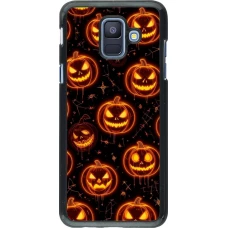 Coque Samsung Galaxy A6 - Halloween 2026 Pattern Pumpkins
