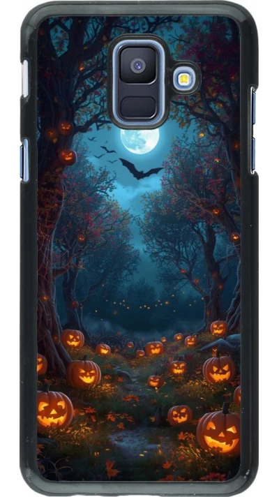 Coque Samsung Galaxy A6 - Halloween 2026 Road of Pumpkins