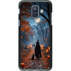 Coque Samsung Galaxy A6 - Halloween 2026 Witch with a cat