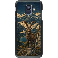 Coque Samsung Galaxy A6 - Linocut Bouquetin