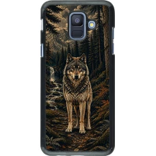 Coque Samsung Galaxy A6 - Linocut Loup