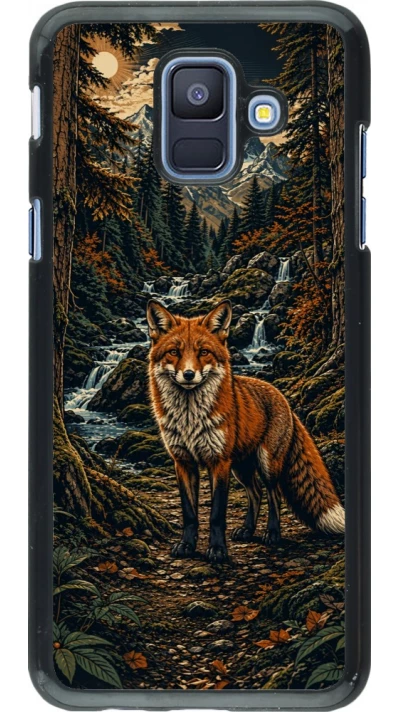 Coque Samsung Galaxy A6 - Linocut Renard