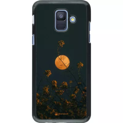 Hülle Samsung Galaxy A6 - Moon Flowers