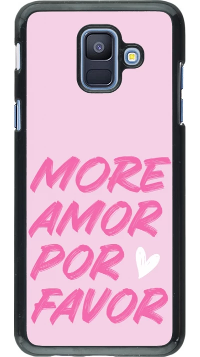 Samsung Galaxy A6 Case Hülle - More amor porfavor