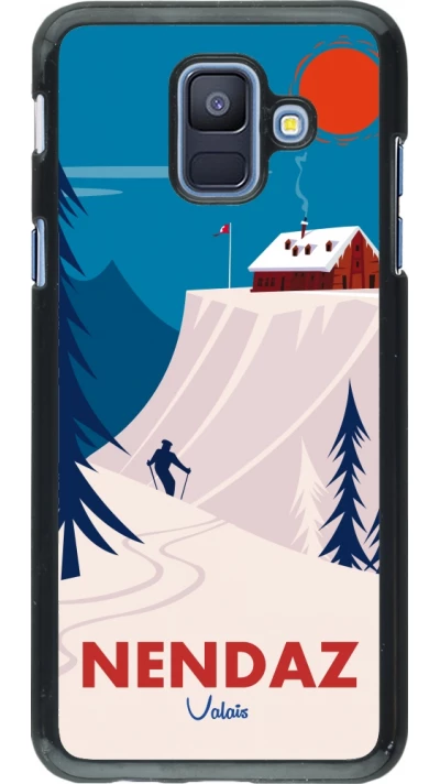 Samsung Galaxy A6 Case Hülle - Nendaz Cabane Ski