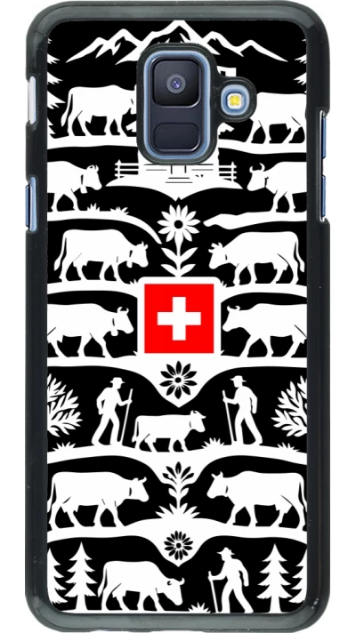 Samsung Galaxy A6 Case Hülle - Poya Schweiz 3 schwarz