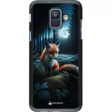 Samsung Galaxy A6 Case Hülle - Fuchs Mond Wald