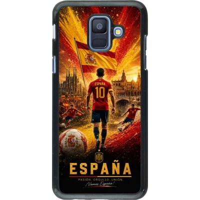 Samsung Galaxy A6 Case Hülle - Fussball Espanien splash 2026