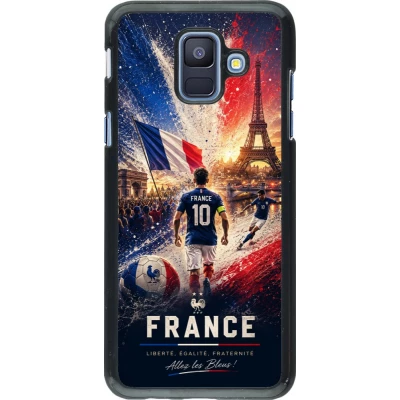 Coque Samsung Galaxy A6 - Football France splash 2026