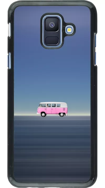 Coque Samsung Galaxy A6 - Spring 23 pink bus