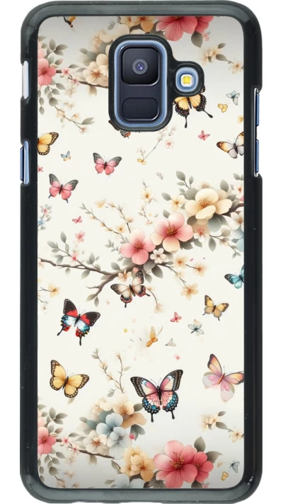 Coque Samsung Galaxy A6 - Spring 25 Papillons Légers