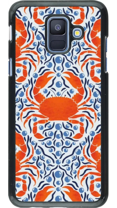 Coque Samsung Galaxy A6 - Crabs and pearls Summer 2026