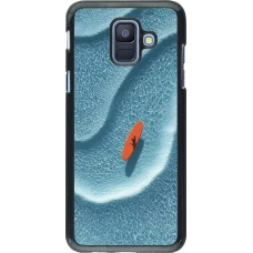 Samsung Galaxy A6 Case Hülle - Orange surf Summer 2026