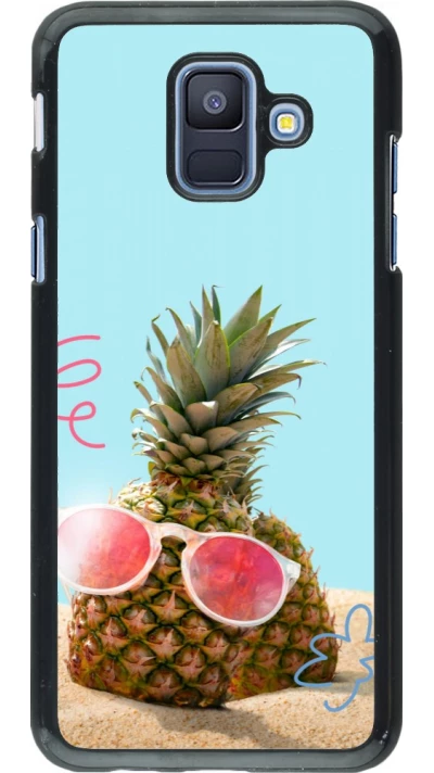 Coque Samsung Galaxy A6 - Pineapple with glasses Summer 2026