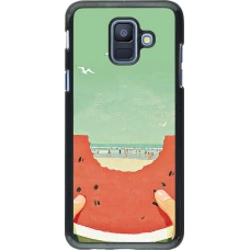 Samsung Galaxy A6 Case Hülle - Views through a watermelon Summer 2026