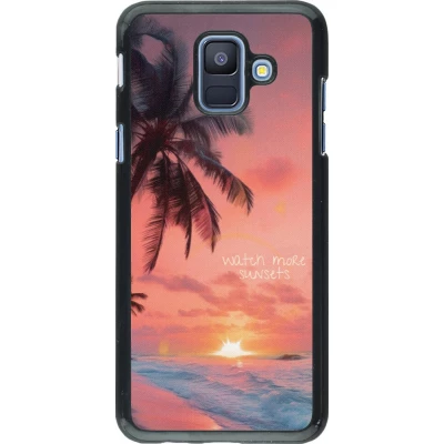 Samsung Galaxy A6 Case Hülle - Watch more sunsets Summer 2026