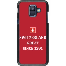 Samsung Galaxy A6 Case Hülle - Switzerland Great Since 1291