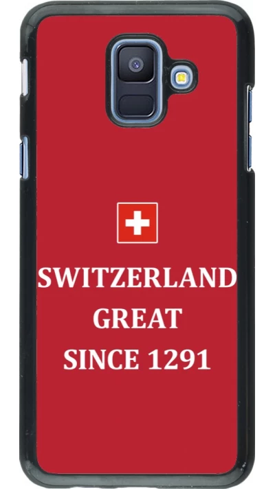 Coque Samsung Galaxy A6 - Switzerland Great Since 1291