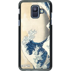 Coque Samsung Galaxy A6 - Tableau art - La Grande Vague de Kanagawa - Hokusai