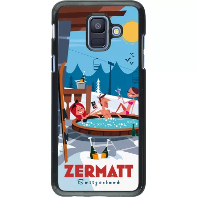 Samsung Galaxy A6 Case Hülle - Zermatt Mountain Jacuzzi