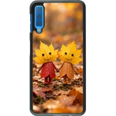 Coque Samsung Galaxy A7 - Autumn 26 Couple of leaves