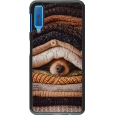 Coque Samsung Galaxy A7 - Autumn 26 Dog under the covers