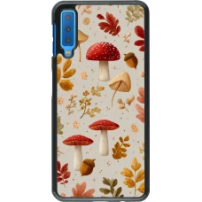 Coque Samsung Galaxy A7 - Autumn 26 Mushrooms and leaves