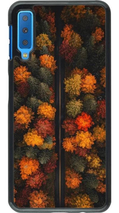 Coque Samsung Galaxy A7 - Autumn 26 Road in autumn