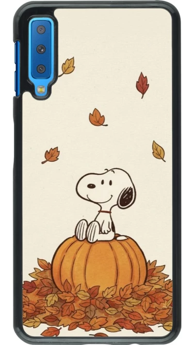 Coque Samsung Galaxy A7 - Autumn 26 Snoopy autumn