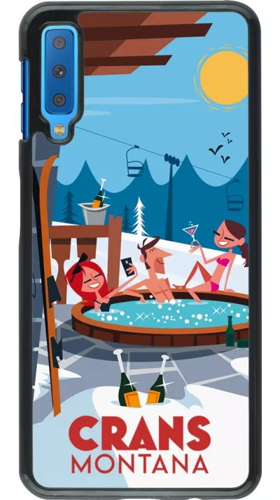 Coque Samsung Galaxy A7 - Crans-Montana Mountain Jacuzzi