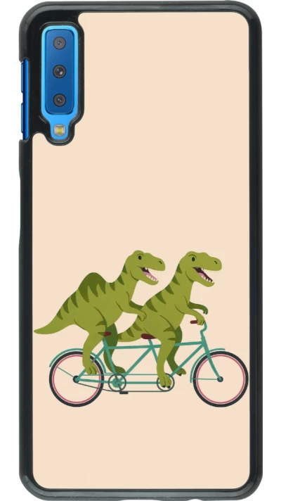 Coque Samsung Galaxy A7 - Dinosaurs on bikes 2026
