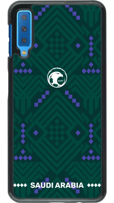 Samsung Galaxy A7 Case Hülle - Saudi Arabien 2026 personalisierbares Fussballtrikot