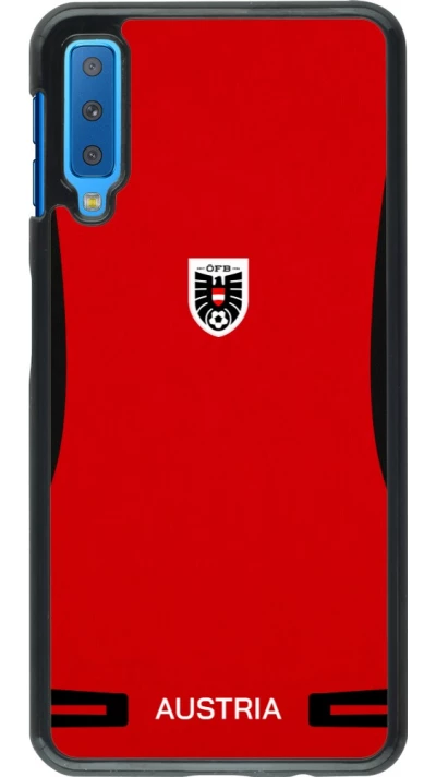 Samsung Galaxy A7 Case Hülle - O?sterreich 2026 personalisierbares Fussballtrikot