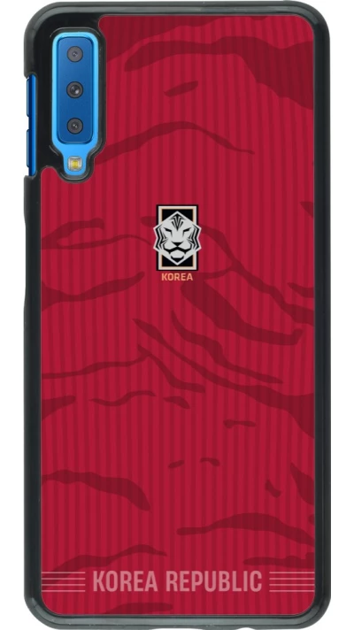 Samsung Galaxy A7 Case Hülle - Südkorea 2026 personalisierbares Fussballtrikot