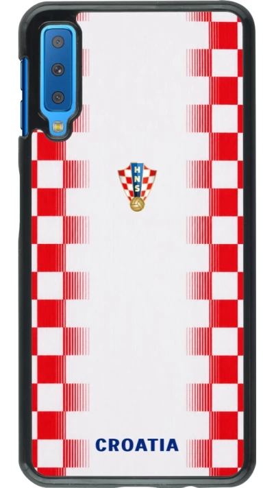 Samsung Galaxy A7 Case Hülle - Kroatien 2026 personalisierbares Fussballtrikot