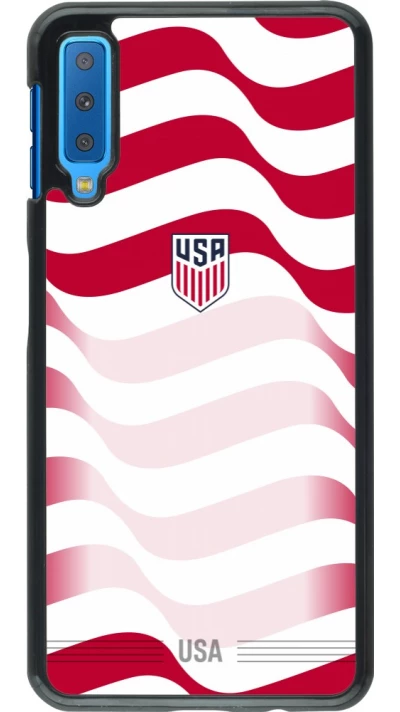 Samsung Galaxy A7 Case Hülle - Vereinigten Staaten 2026 personalisierbares Fussballtrikot