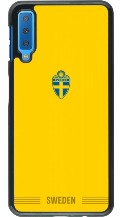 Samsung Galaxy A7 Case Hülle - Schweden 2026 personalisierbares Fussballtrikot