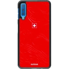 Samsung Galaxy A7 Case Hülle - Schweiz 2026 personalisierbares Fussballtrikot