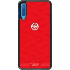 Samsung Galaxy A7 Case Hülle - Tunesien 2026 personalisierbares Fussballtrikot