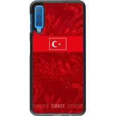 Samsung Galaxy A7 Case Hülle - Türkei 2026 personalisierbares Fussballtrikot