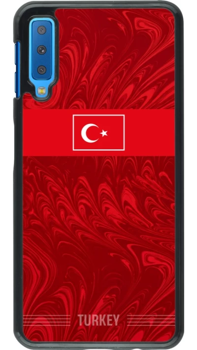 Samsung Galaxy A7 Case Hülle - Türkei 2026 personalisierbares Fussballtrikot