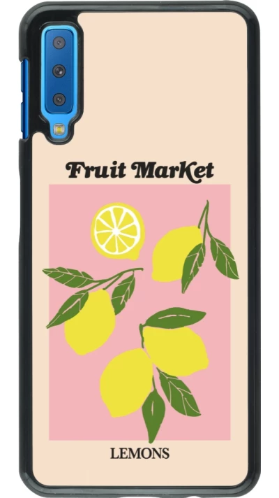 Coque Samsung Galaxy A7 - Fruit market lemons 2026
