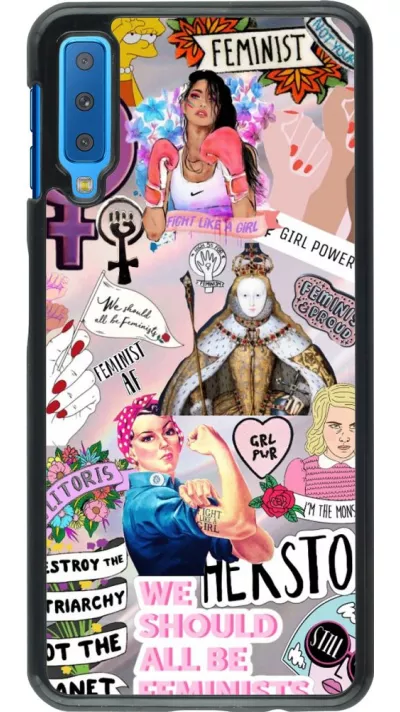 Coque Samsung Galaxy A7 - Girl Power Collage