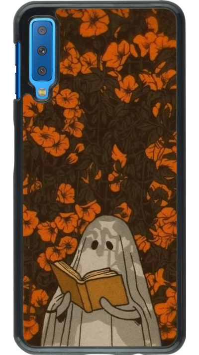 Samsung Galaxy A7 Case Hülle - Halloween 2026 Ghost reading