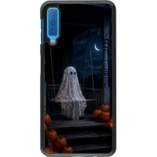 Samsung Galaxy A7 Case Hülle - Halloween 2026 Ghost on a swing