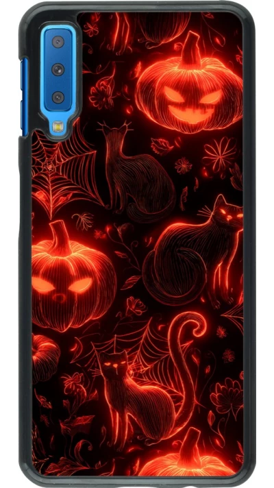 Samsung Galaxy A7 Case Hülle - Halloween 2026 Pattern Halloween