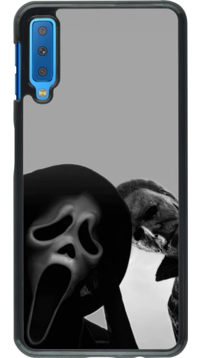 Samsung Galaxy A7 Case Hülle - Halloween 2026 Scream and Michael Myers