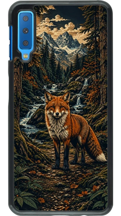 Coque Samsung Galaxy A7 - Linocut Renard