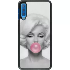 Coque Samsung Galaxy A7 - Marilyn Bubble