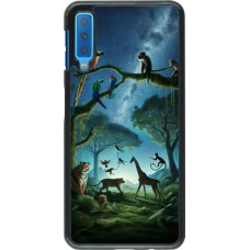 Coque Samsung Galaxy A7 - Paradis des animaux exotiques